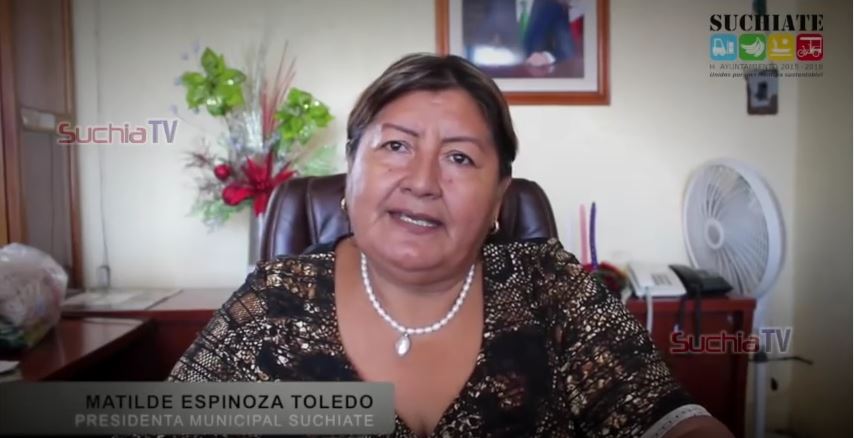 La alcaldesa Matilde Espinoza está señalada de falsificar actas de nacimiento para migrantes guatemaltecos. (Foto Prensa Libre: Cortesía)