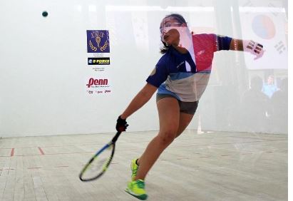 Gaby Martínez se coronó subcampeona del Campeonato Mundial Mayor de Raquetbol. (Foto Prensa Libre: Facebook Federación Internacional de Raquetbol)