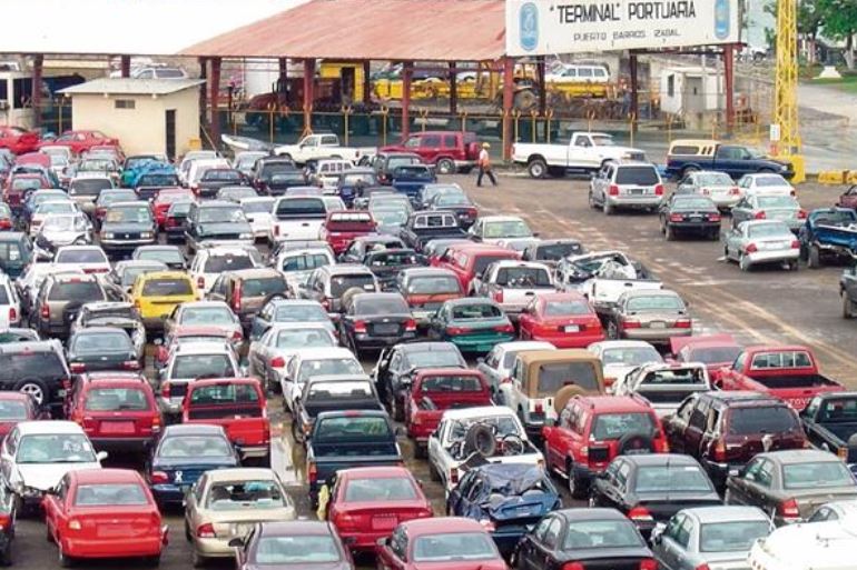 SAT subastará lote de vehículos abandonados en aduana de Puerto Barrios 