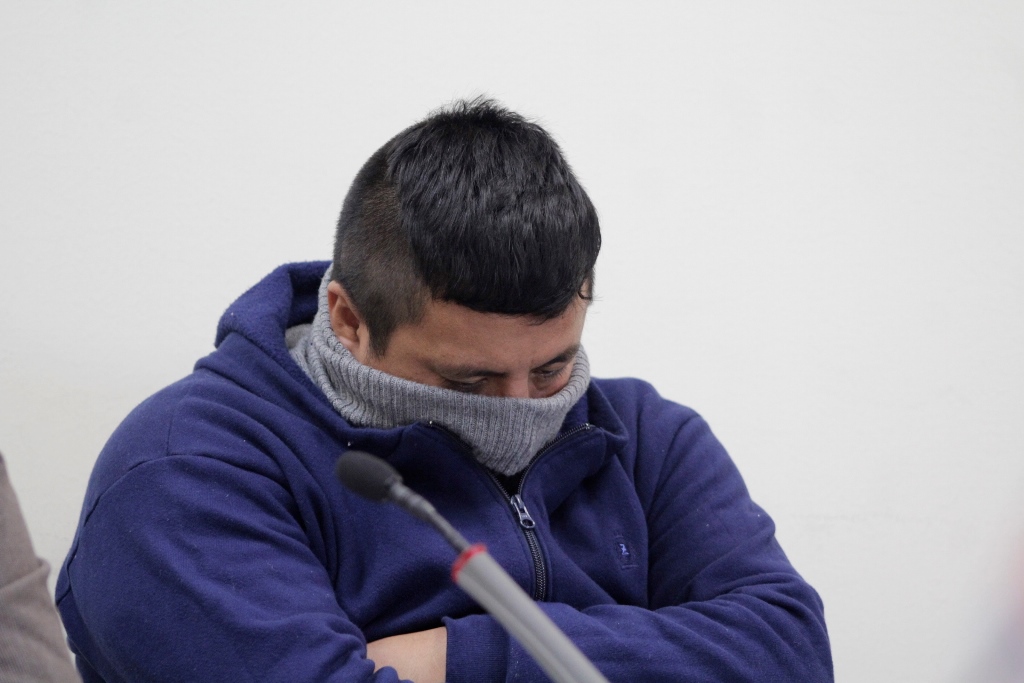 Walter de León Orozco, es uno de los dos sindicados que quedó en libertad por falta de mérito, en Quetzaltenango. (Foto Prensa Libre: María José Longo).
