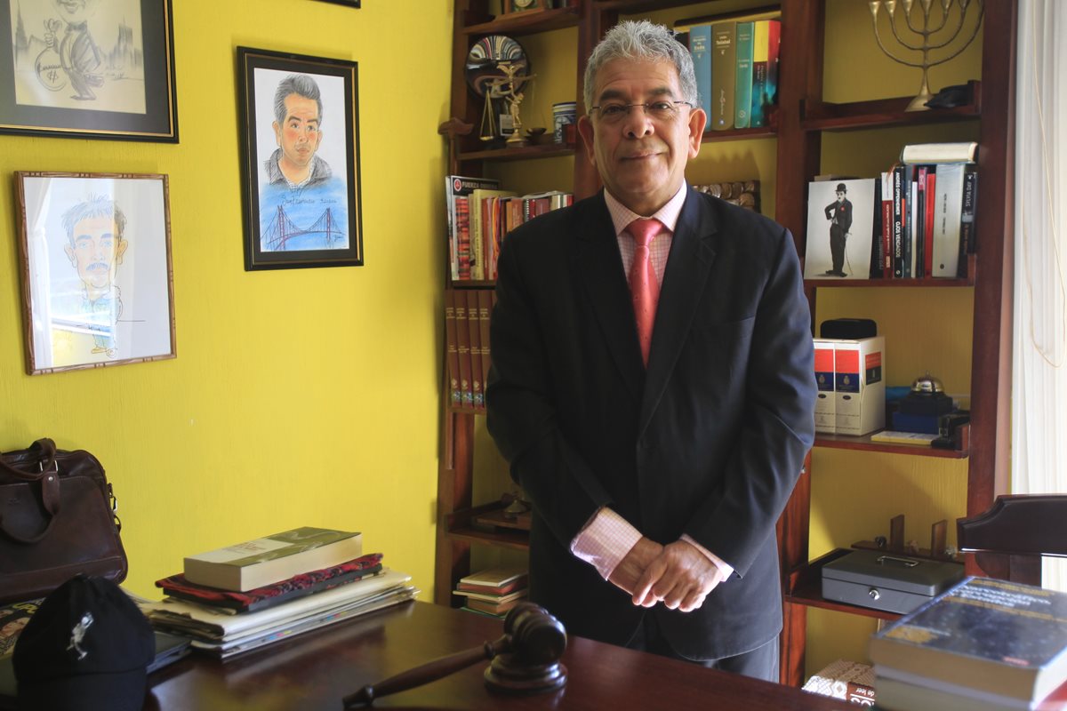 Miguel Angel Galvez ha conocido casos de alto impacto social en primera instancia penal. (Foto Prensa Libre: Esbin García)