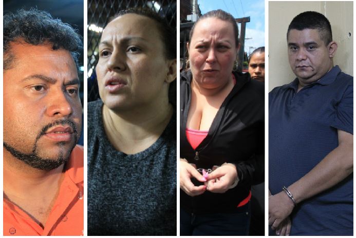 Capturados por muerte de Byron Lima y otros reos, en un crimen ocurrido el 18 de julio del año pasado en la cárcel Pavón. (Foto Prensa Libre: Estuardo Paredes)