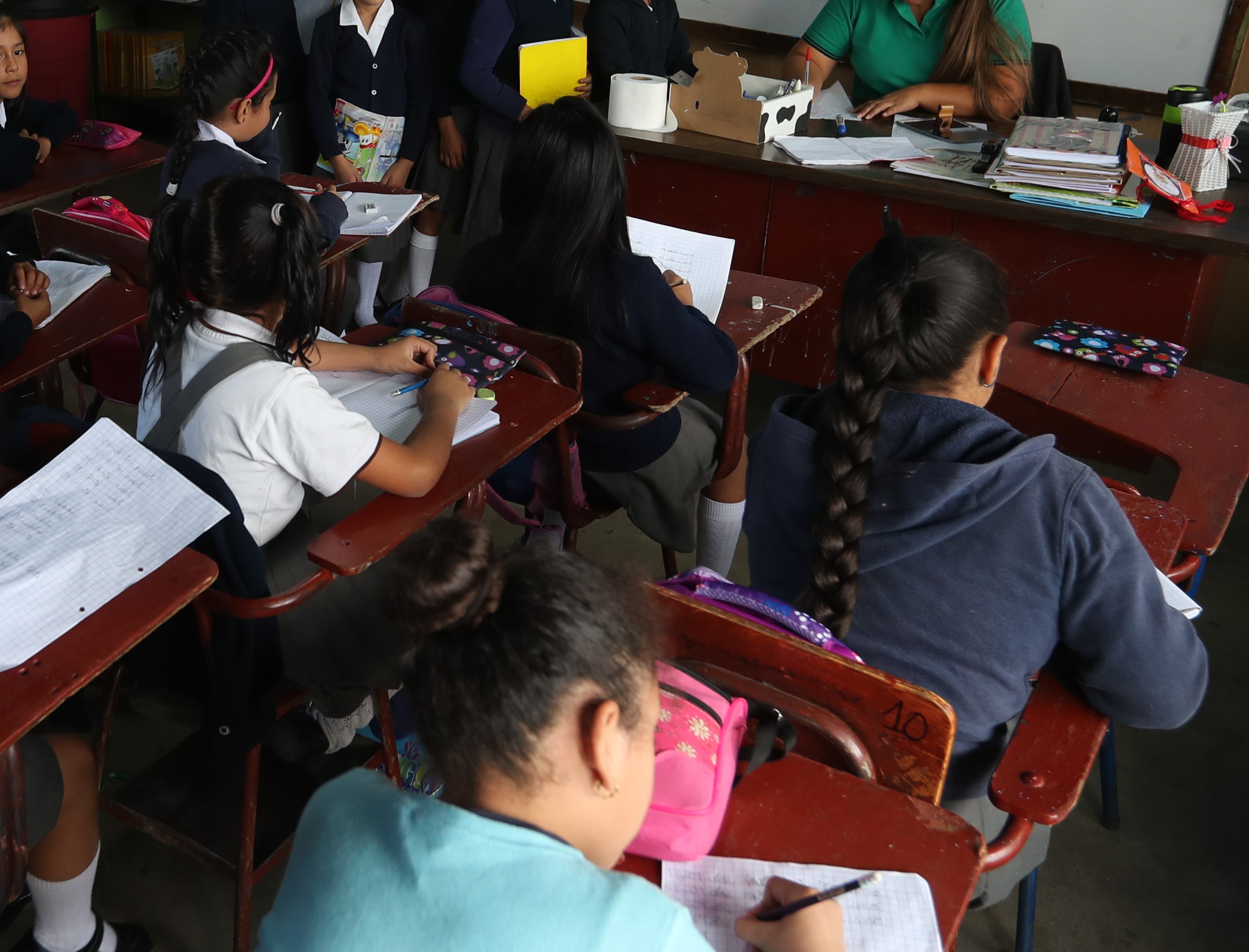 El nuevo gobierno contempla un servicio privado de salud para los estudiantes y cubrir así el déficit de atención en niños en edad escolar. (Foto Prensa Libre: Hemeroteca PL)