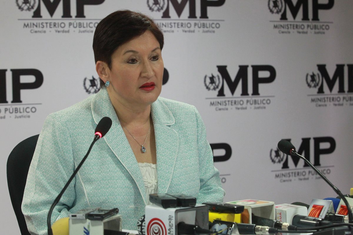 La fiscal general, Thelma Aldana, rechazó que las modificaciones a la ley le den poderes extremos. (Foto Prensa Libre: Hemeroteca PL)