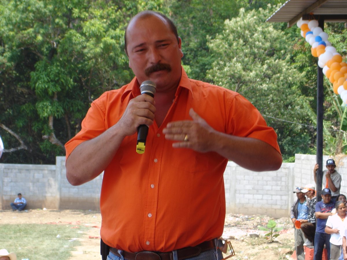 El alcalde Juan Antonio Vanegas Hernández. (Foto Prensa Libre: Tomada del Facebook de Municipalidad de Concepción Las Minas).