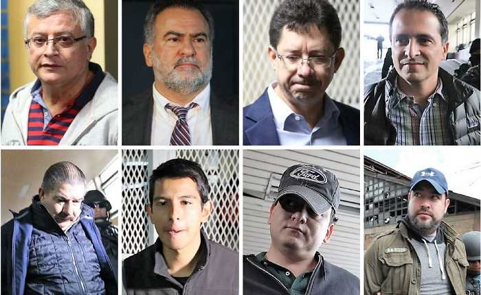 El Ministerio Público asegura que los capturados están involucrados en un caso de corrupción. (Foto Prensa Libre: Érick Ávila)