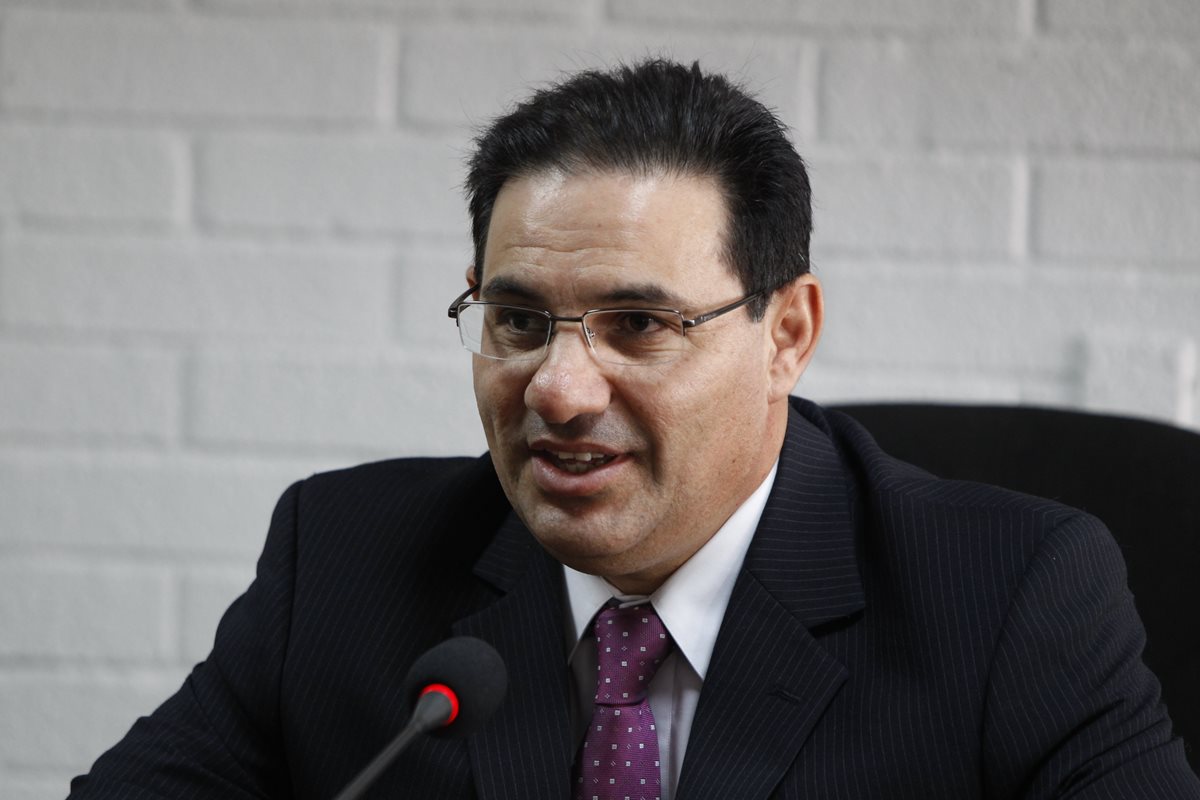 Marco Antonio Villeda, juez de Extinción de Dominio. (Foto Prensa Libre: Paulo Raquec)