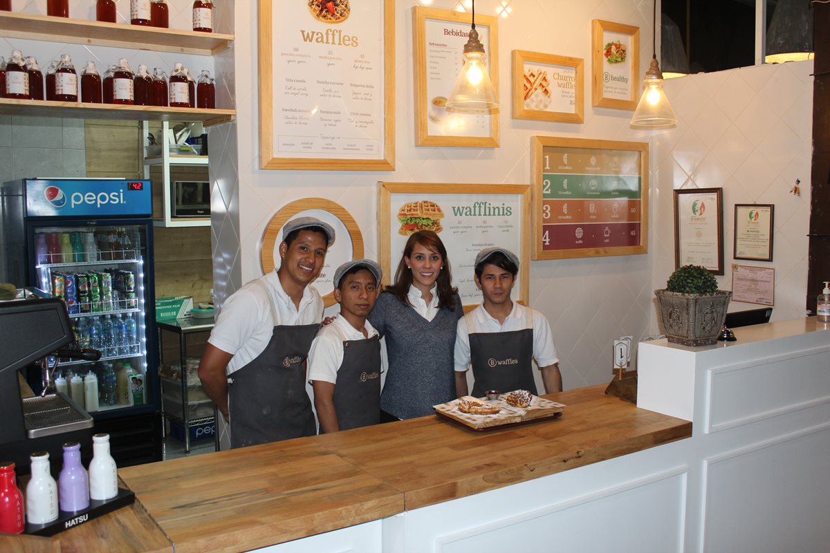 Natalie Roehrs de Vila, con su proyecto de waffles, ha conquistado corazones y gustos. (Foto Prensa Libre: Hemeroteca PL)