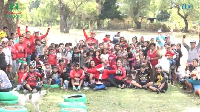 Familias y ciclistas vivieron un día de alegría y emociones.