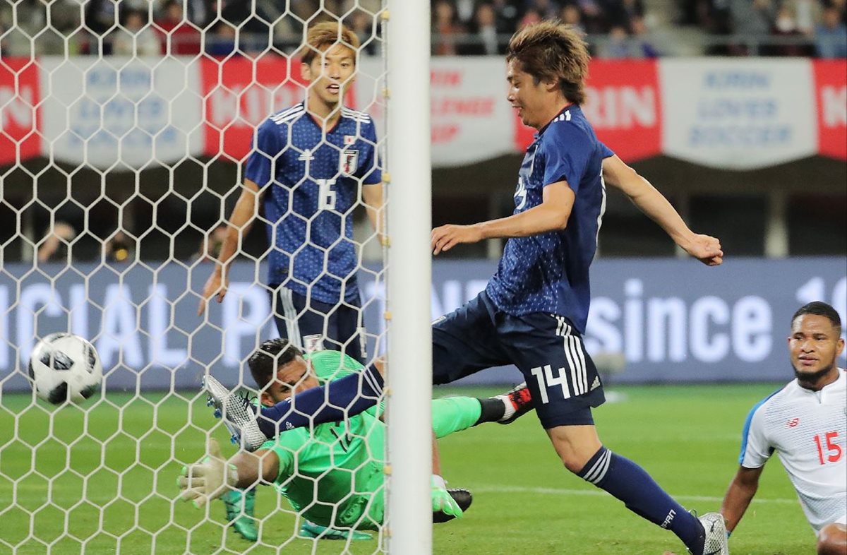 Japón superó a la Selección de Panamá en el amistoso disputado en el Denka Big Swan Stadium de Nigata. (Foto Prensa Libre: AFP).