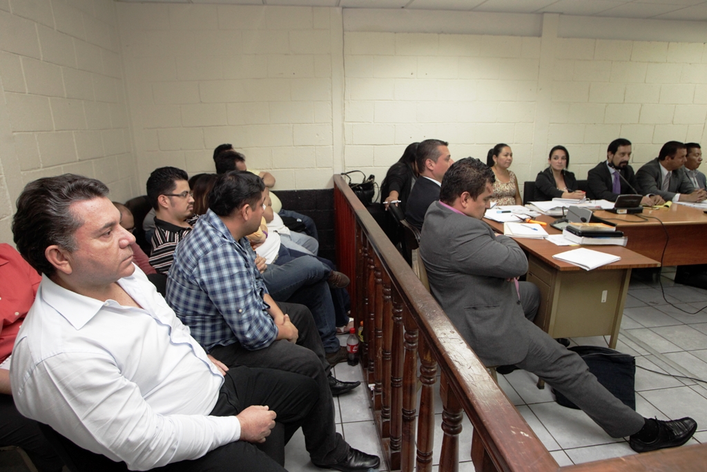 Audiencia de fase intermedia contra implicados en el caso Agua Miel. (Foto Prensa Libre: Hemeroteca PL)