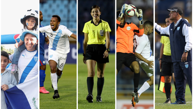 La afición, seleccionados y cuerpo técnico disfrutaron al máximo retorno de la Bicolor al plano internacional. (Foto Prensa Libre)