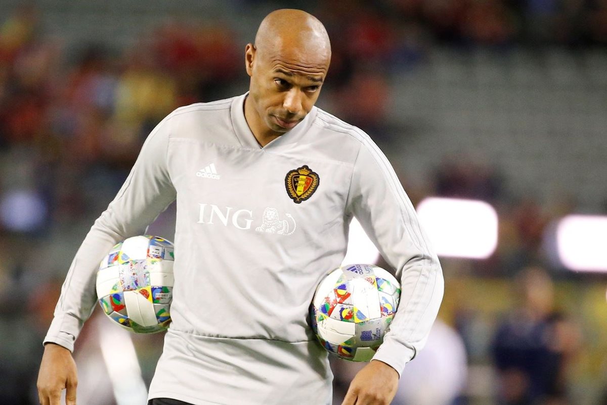 El francés Thierry Henry dejó la selección de Bélgica para dirigir al Mónaco. (Foto Prensa Libre: AFP).