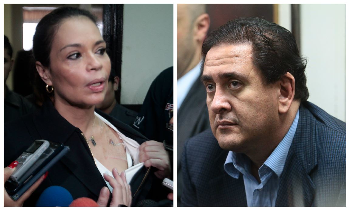 Roxana Baldetti y Gustavo Alejos, enfrentan proceso por el caso Cooptación del Estado de Guatemala. (Foto Prensa Libre: Hemeroteca PL)