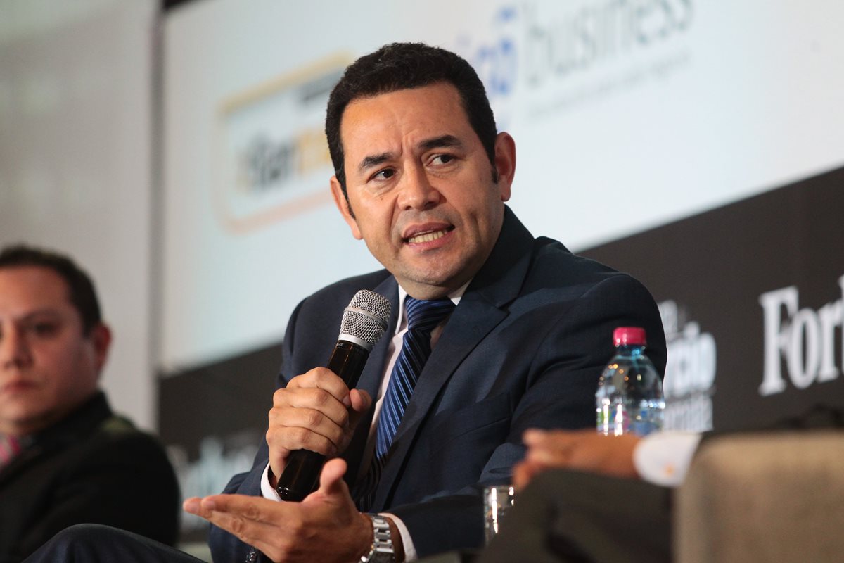 El presidente Jimmy Morales visitará en los proximos días Honduras, Ecuador, Estados Unidos y Francia. (Foto Prensa Libre: Hemeroteca PL)