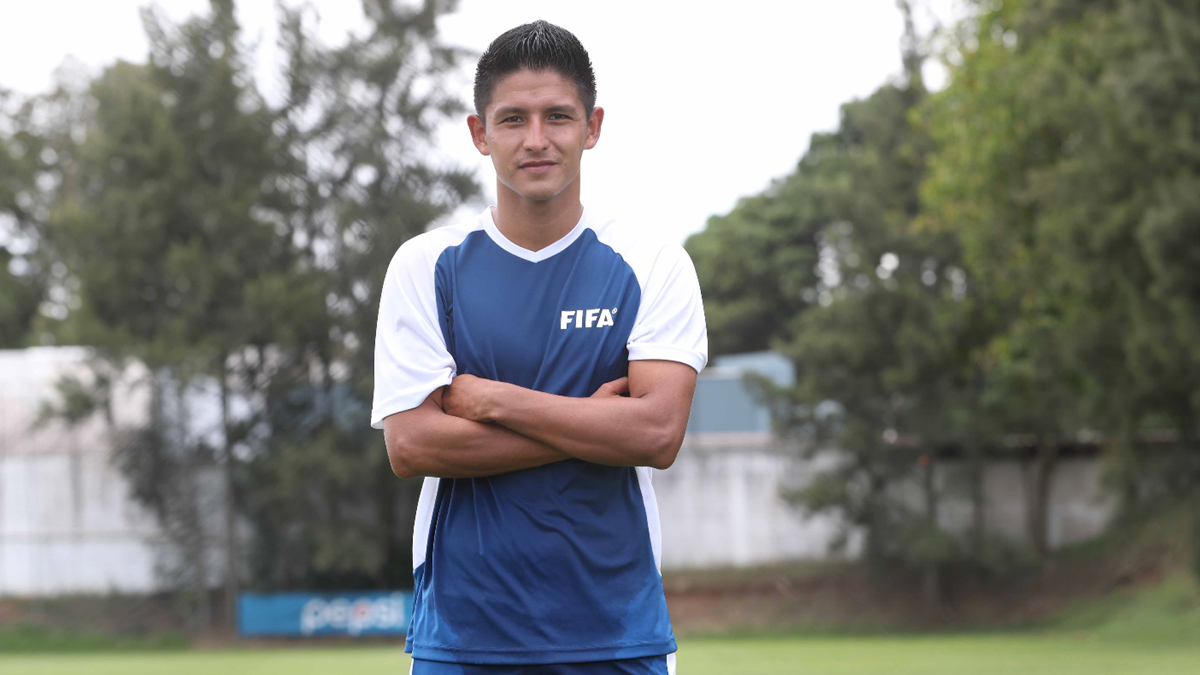 Fredy López, mediocampista de Malacatán, espera quedarse en el selecto grupo de la Selección Nacional para enfrentar a Cuba. (Foto Prensa Libre: Jorge Ovalle)