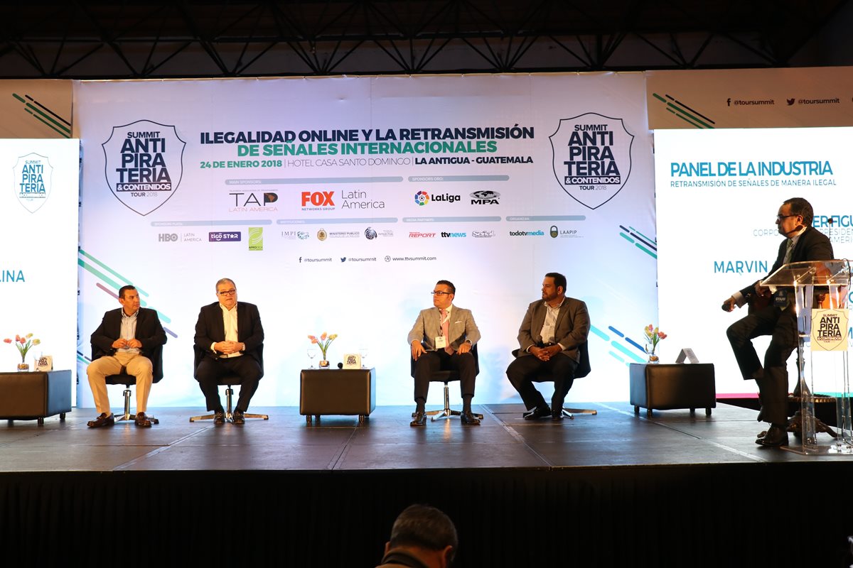 En Guatemala se llevó a cabo la segunda edición del Summit Antipiratería y Contenidos Tour con el objetivo de trazar acuerdos en el combate de la piratería. (Foto Prensa Libre: Renato Melgar)