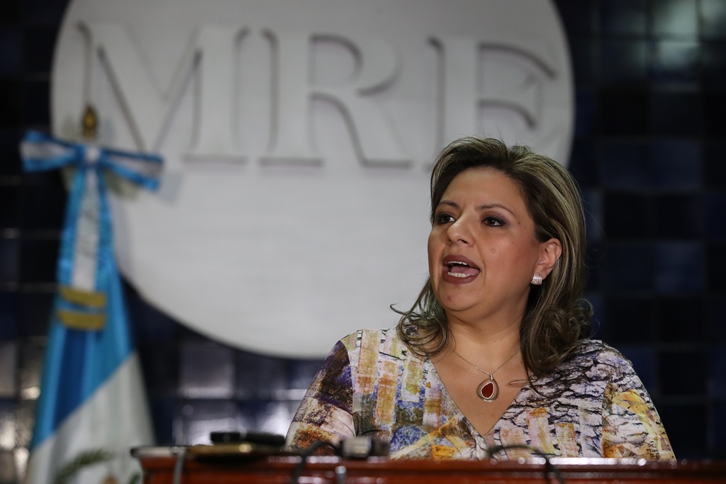 El Ministerio de Relaciones Exteriores a cargo de Sandra Jovel no revela los detalles completos del viaje a Israel. (Foto Prensa Libre: Hemeroteca PL)