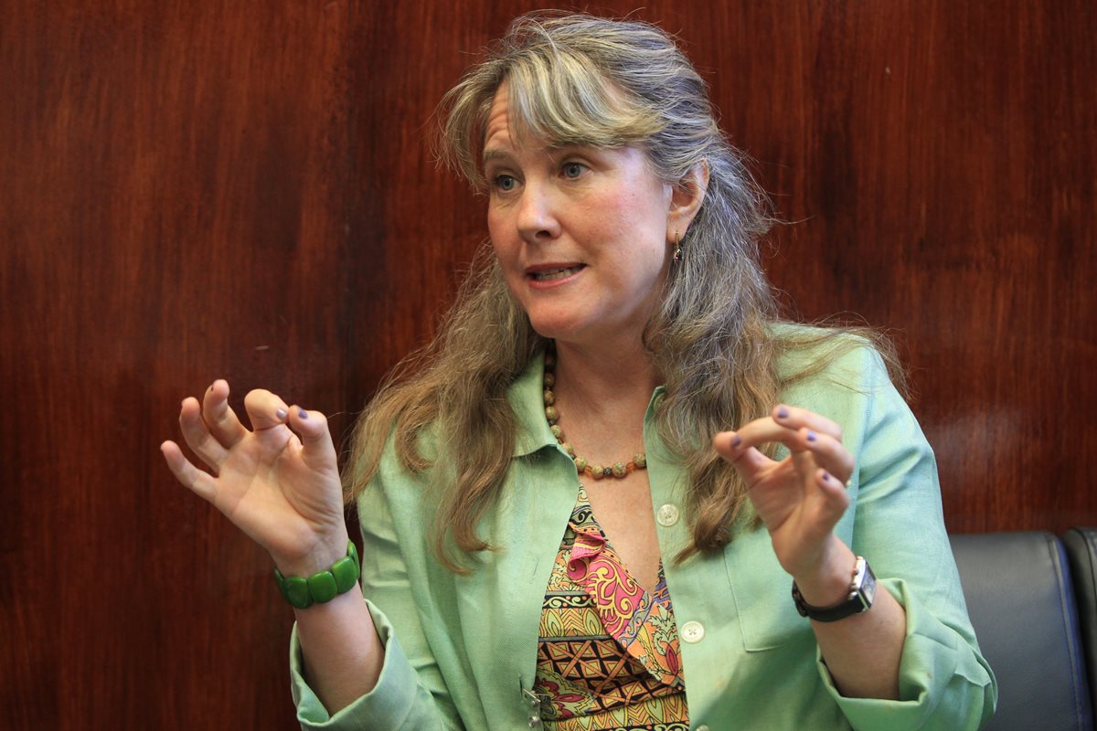 Marie Price llegó a Guatemala esta semana, y visitó Huehuetenango, área con la mayor cantidad de migrantes. (Esbin García)