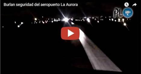 El video, que resultó ser un montaje, mostraba una invasión a la pista central del Aeropuerto. (Foto Prensa Libre. Hemeroteca PL)