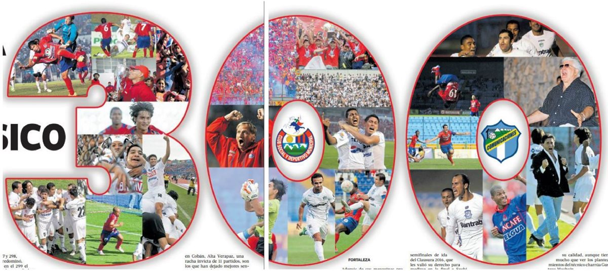 300 clásicos llenos de historia en el futbol guatemalteco. (Foto Prensa Libre: TodoDeportes)