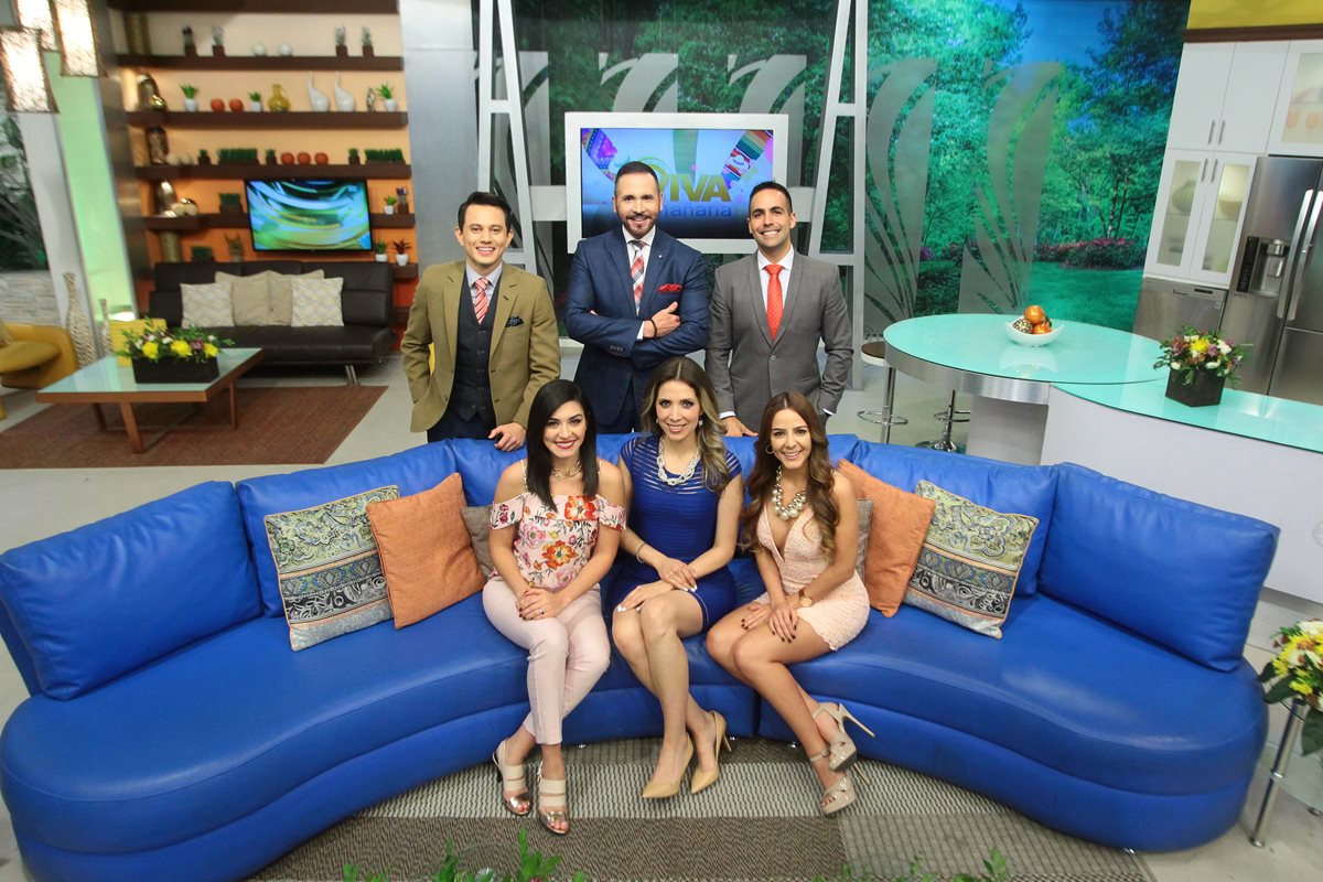 El programa guatemalteco Viva la Mañana arriba a sus 13 años de transmisión por Guatevisión. (Foto Prensa Libre: Álvaro Interiano)