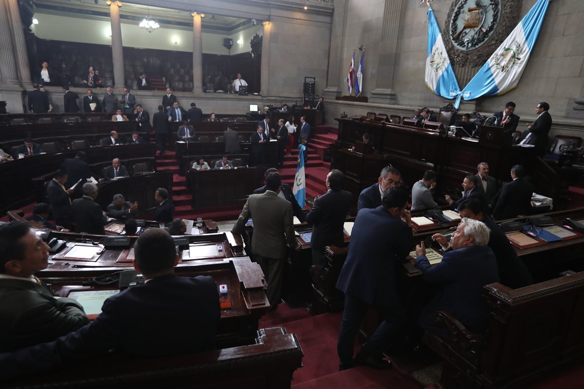 Los jefes de bloques acordaron agendar las reformas a la Ley en Materia de Antejuicio para su primer y segundo debate. (Foto Prensa Libre: Hemeroteca PL)