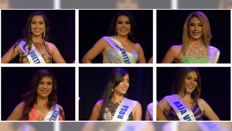 Guatemaltecas aspiran a la corona de Miss Guatemala US 2017. (Foto Prensa Libre: Giovanni Bautista)