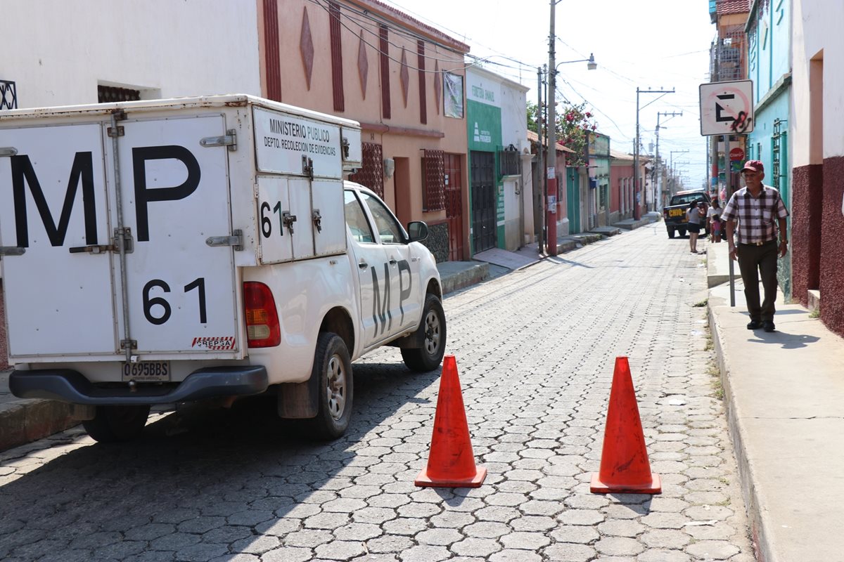 Un médico fue atacado la mañana de este jueves, en la zona 1 de Chiquimula. (Foto Prensa Libre: Mario Morales)