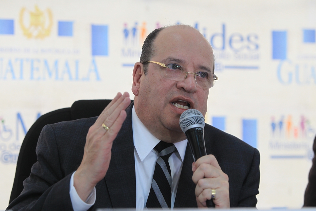 El ministro de Desarrollo Social, José Moreno, dejó el cargo el lunes, por dificultades para ejecutar el gasto. (Foto Prensa Libre: Hemeroteca PL)