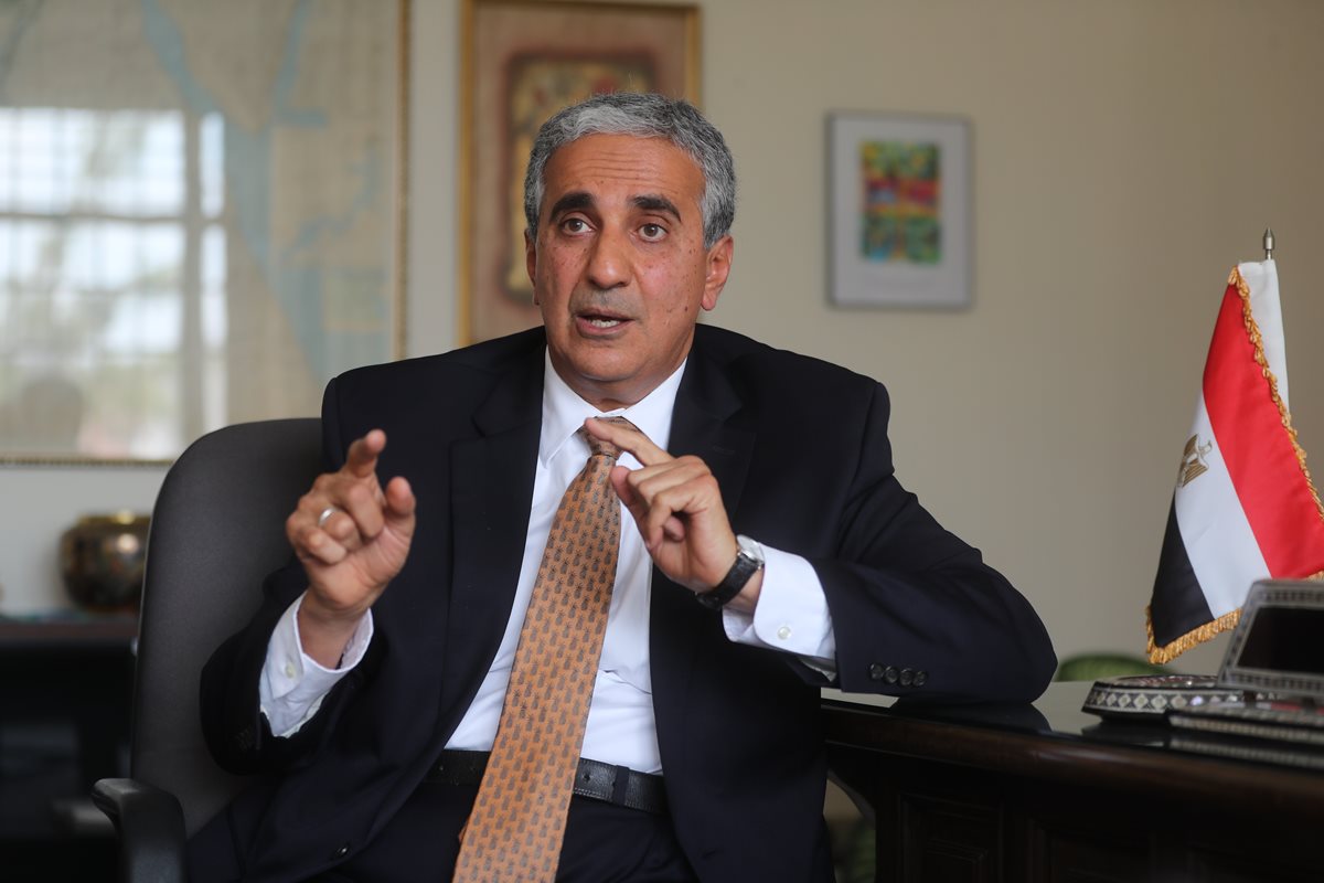 Maged Refaat Aboulmagd, embajador designado de la República Árabe de Egipto, en Guatemala habló sobre relaciones políticas y económicas entre ambos países.(Foto Prensa Libre: Érick Ávila)