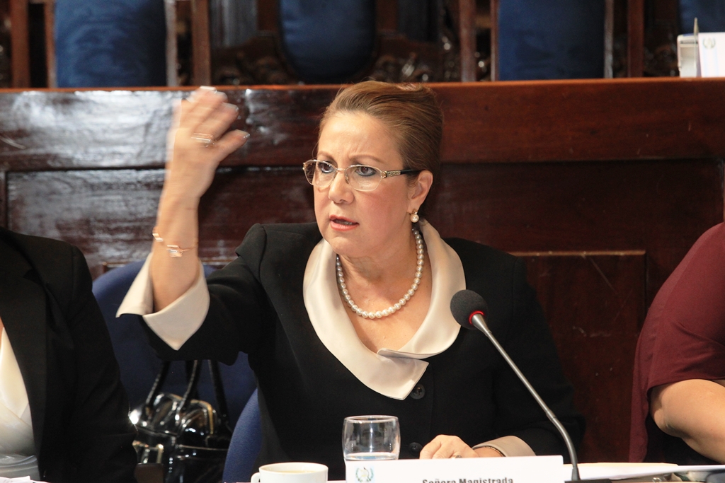 Blanca Aída Stalling es magistrada vocal VIII de la Corte Suprema de Justicia. (Foto Prensa Libre: Hemeroteca PL)