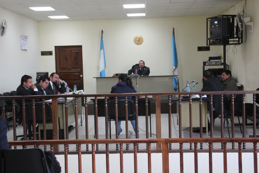 Tribunal de Huehuetenango, donde se llevó a cabo la audiencia contra los tres dirigentes de Codeca. (Foto Prensa Libre).