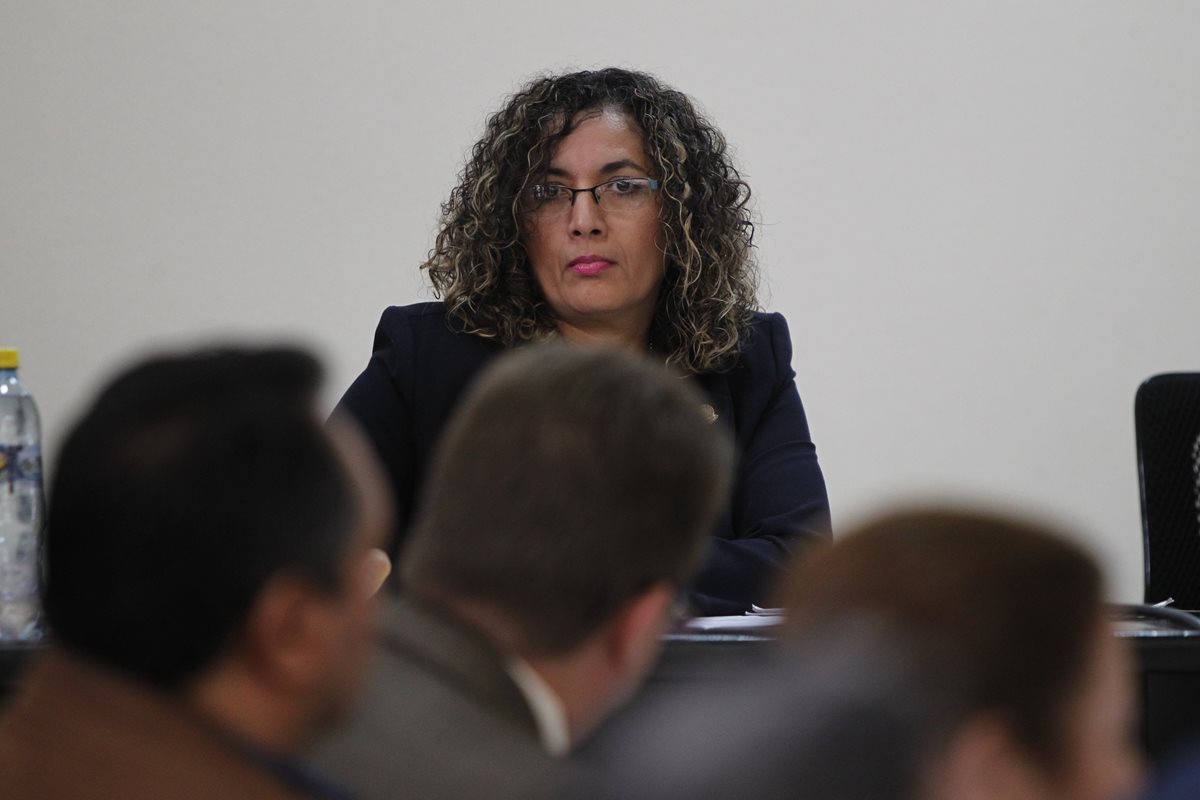 La magistrada Zonia de Paz Santizo integra la Sala Tercera de Apelaciones y fue designada como pesquisidora de Nineth Montenegro. (Foto Prensa Libre: Hemeroteca PL)