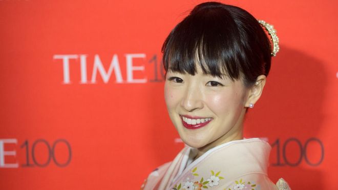 La japonesa Marie Kondo, de 34 años, se ha convertido en un fenómeno con su método para ordenar, llamado KonMari. (Foto Prensa Libre: Getty Images)