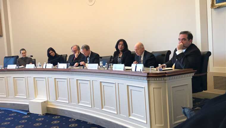 Expertos participaron en el foro sobre el futuro de la Cicig en Washington, D. C. (Foto: @Jomaburt)