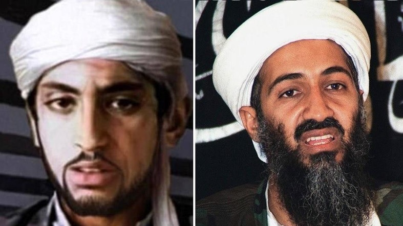 El paradero de Hamnza Bin Laden (izquierda), hijo de Osama Bin Laden, es incierto. (Foto: AFP)