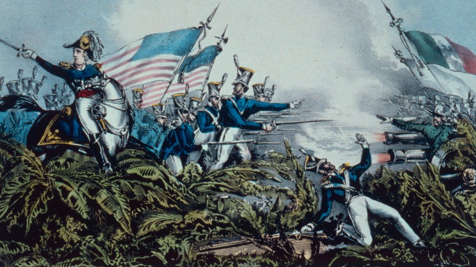 Estados Unidos y México sostuvieron una guerra que culminó en 1848 con la victoria de las fuerzas estadounidenses. FOto:Getty Images