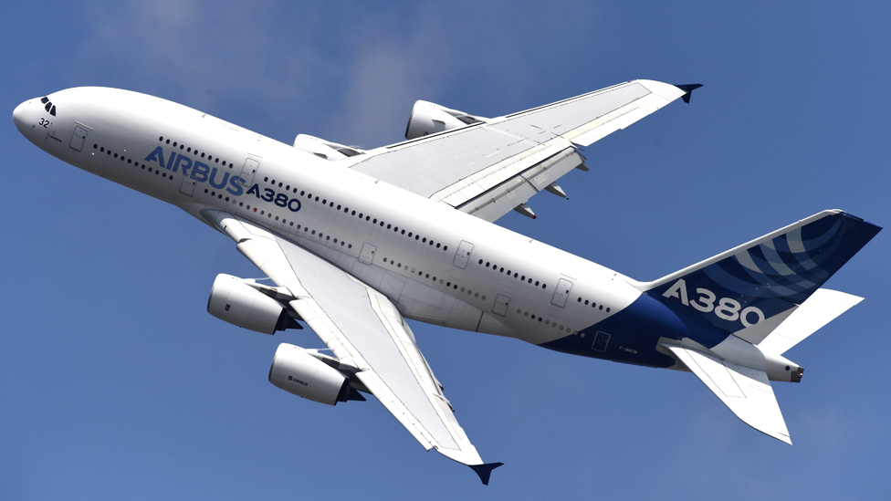 El Airbus A380 es el avión de pasajeros más grande del mundo. GETTY IMAGES