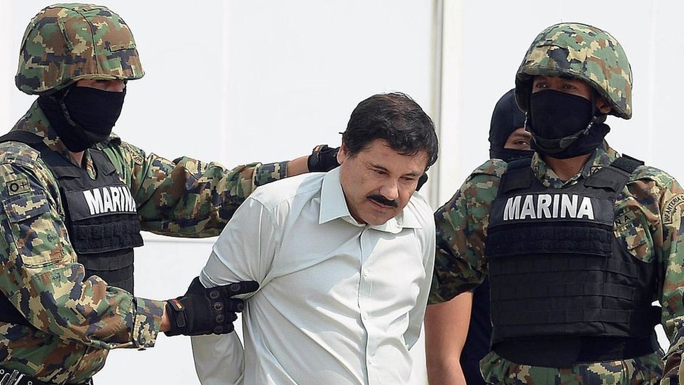 Joaquín Guzmán Loera, "El Chapo", fue capturado en México y enjuiciado en Estados Unidos. GETTY IMAGES