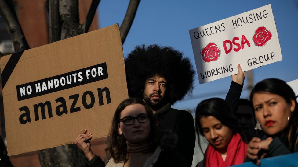 Amazon canceló sus planes para abrir una nueva sede en Nueva York luego de las protestas de varios residentes.