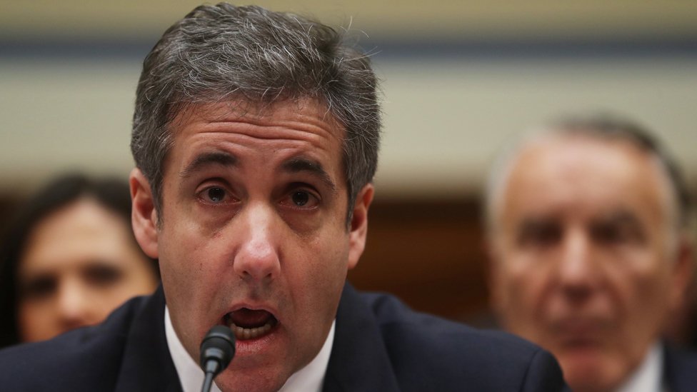 Michael Cohen dijo que el presidente y su abogado intentaron intimidarlo para que no compareciera ante el Congreso. Foto:Reuters