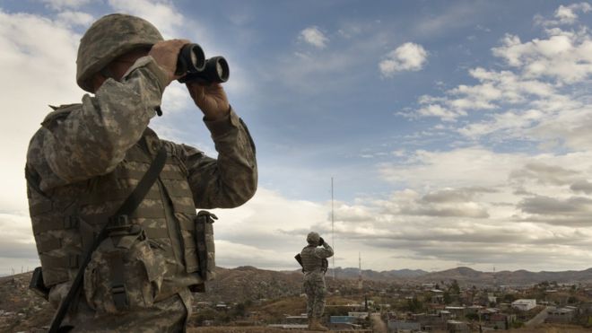 Quedarán entre 11 y 15 guardias nacionales en la frontera sur de Nuevo México. GETTY IMAGES