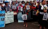 Familiares y víctimas del conflicto armado interno han protestado con las reformas a la Ley de Reconciliación Nacional. (Foto Prensa Libre: Hemeroteca PL)
