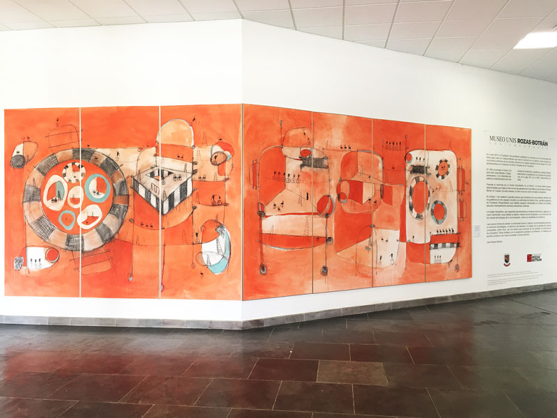 Por todo el campus-museo de la Universidad del Istmo, en Fraijanes, se puede admirar obras de artistas contemporáneos. (Foto Prensa Libre: unis.edu.gt)