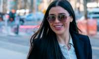 (FILES) In this file photo taken on January 14, 2019, Emma Coronel Aispuro, wife of Joaquin "El Chapo" Guzman,  arrives at the US Federal Courthouse in Brooklyn, New York. - Accused Mexican drug kingpin Joaquin "El Chapo" Guzman is an "excellent father, friend, brother, son and partner," his young wife said as his landmark trial in New York wound up. "Everything that has been said in court about Joaquin, the good and the bad, has done nothing to change how I think about him after years of knowing him," Emma Coronel, 29, said in a message on her Instagram account late Thursday, January 31, 2019. In his almost three-month-long trial, Guzman, the 69-year-old former head of the Sinaloa drugs cartel known widely as El Chapo, or Shorty, was accused of smuggling hundreds of tons of drugs into the United States over the past quarter-century. (Photo by Don EMMERT / AFP)