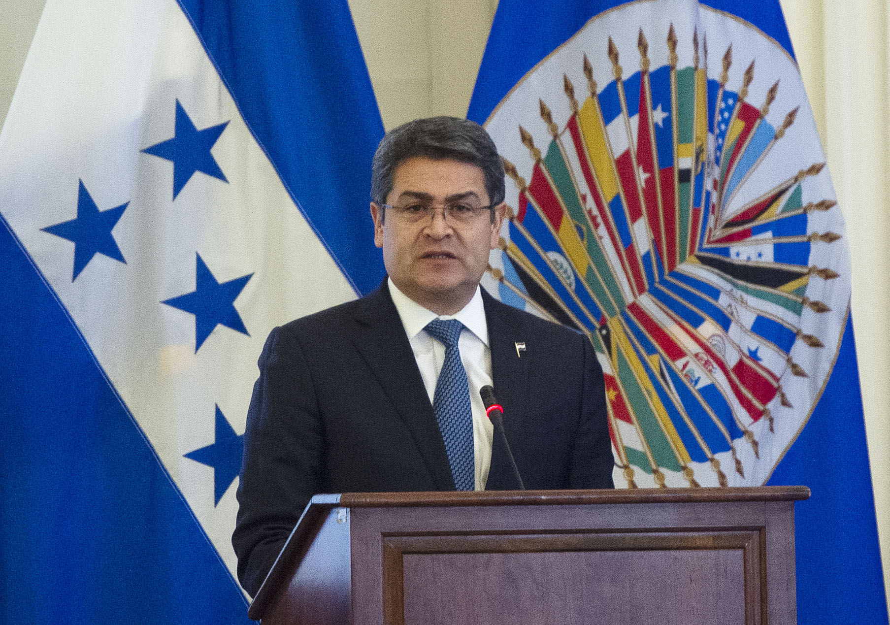 Juan Orlando Hernández, presidente de Honduras elegido por un segundo periodo. (Foto Prensa Libre: Hemeroteca PL)