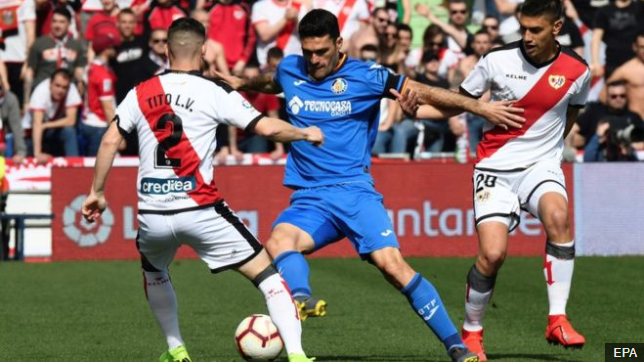 El Rayo Vallecano y el Getafe se enfrentaron el pasado sábado en un partido de La Liga española. EPA