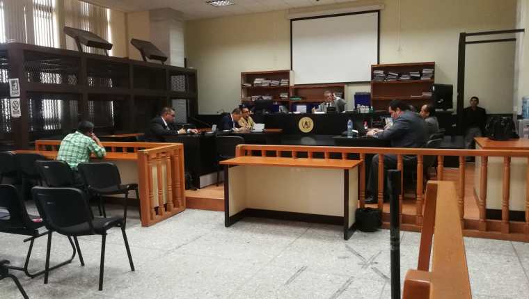 En el Juzgado de Mayor Riesgo B se realizó la audiencia de revisión a tres procesados en el caso TCQ. (Foto Prensa Libre: Esbin García)