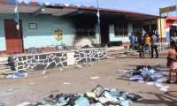 Algunas de las papeletas que fueron quemadas frente a la Municipalidad de Conguaco, Jutiapa. (Foto Prensa Libre: Hemeroteca PL) 